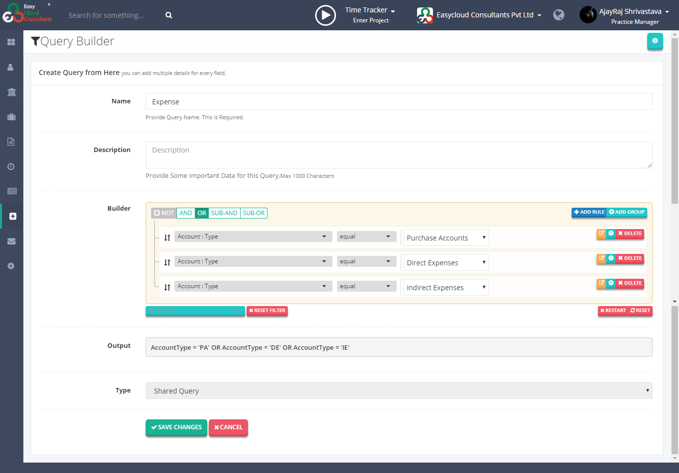 Help Query Builder